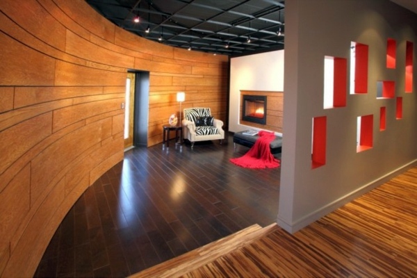 Shelves as a partition - 20 great ideas and advice