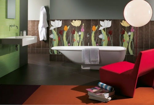 Badezimmer - 21 Colorful Bathroom Designs - Stylish Ideas Badezimmer - 21 Colorful Bathroom Designs - Stylish Ideas
