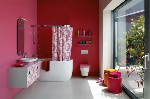 21 Colorful Bathroom Designs - Stylish Ideas