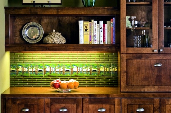 Beautiful kitchen back wall - 20 cool ideas for your kitchen