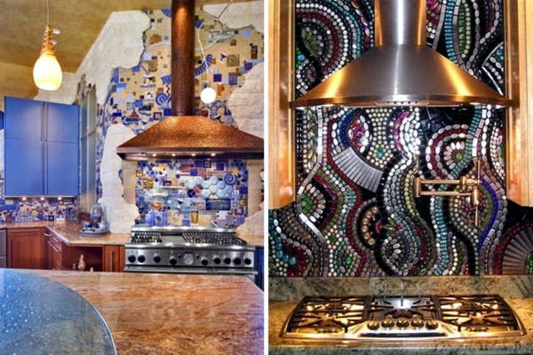 Beautiful kitchen back wall - 20 cool ideas for your kitchen