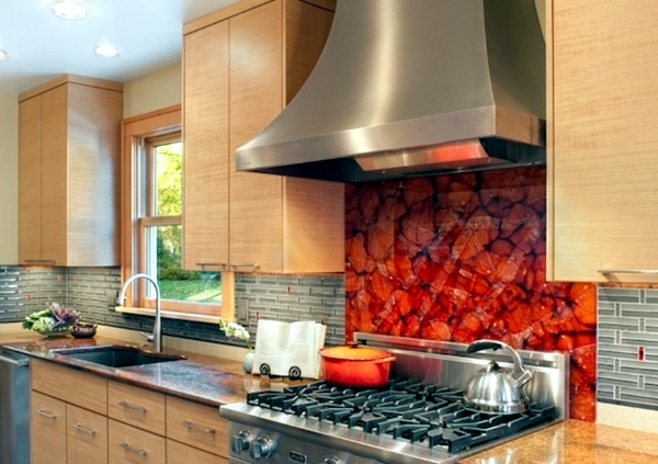 Beautiful kitchen back wall - 20 cool ideas for your kitchen