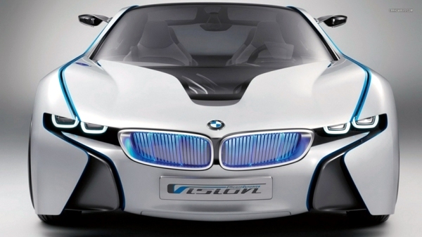 Art - BMW i8 electric car - the new sports car and its influence on design