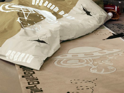 Beautiful designer carpet in the nursery of Esprit