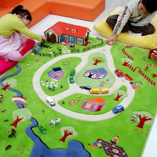 Beautiful designer carpet in the nursery of Esprit Beautiful designer carpet in the nursery of Esprit