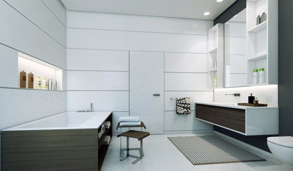 Modern home shows opulent wall design studio designed by Ando