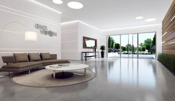 Modern home shows opulent wall design studio designed by Ando