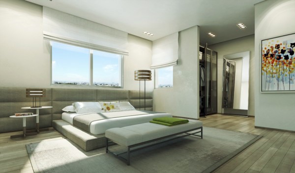 Modern home shows opulent wall design studio designed by Ando