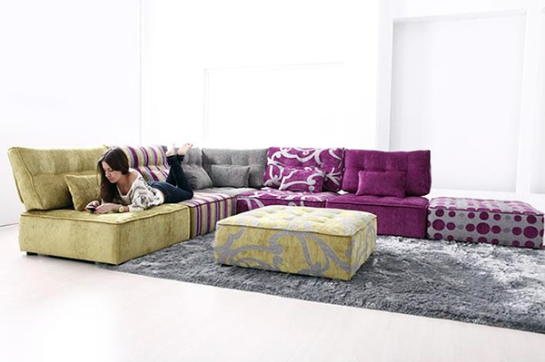 Deep-seated ideas for furniture in the living room of Fama