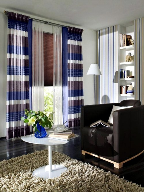 Colored shutters - 10 refreshing ideas