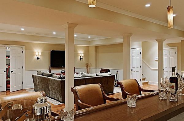 Make the living room or play area in the basement - cool ideas