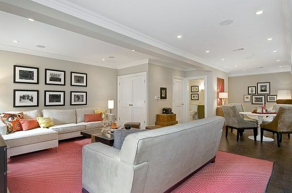 Make the living room or play area in the basement - cool ideas