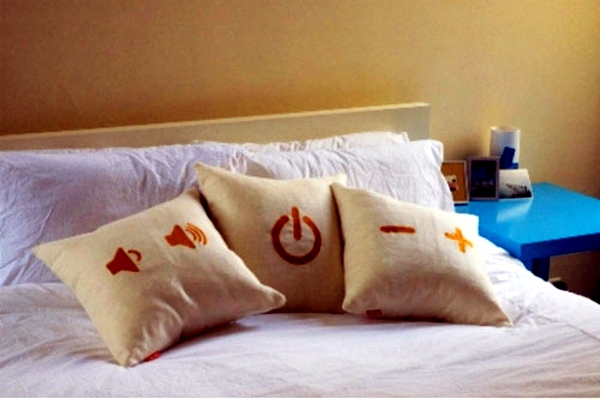 Designer sofa cushion for geeks and tech lovers -