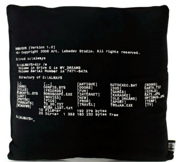 Designer sofa cushion for geeks and tech lovers -