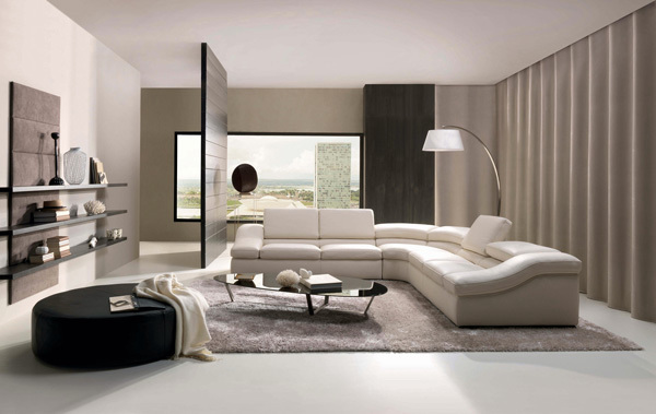 Stylish beige interior design - cozy and pleasant atmosphere