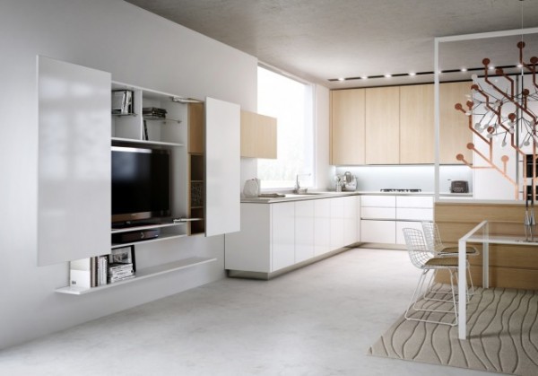 White Interior design - Modern Loft