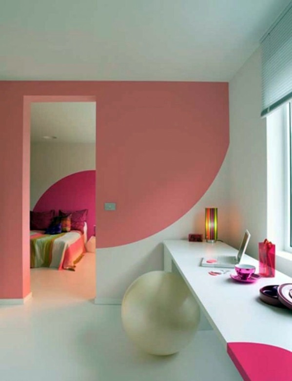 Altrosa as wall color - fresh color design
