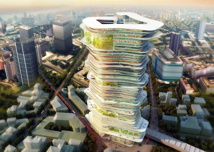 Architecture of the future - an innovative project with sustainable design