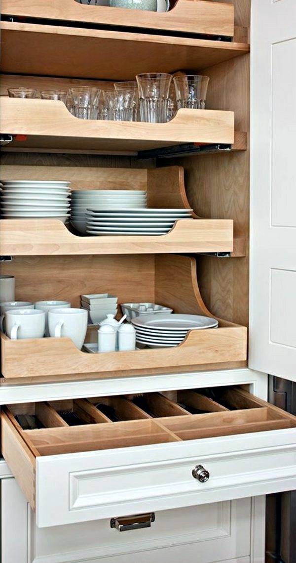 Kitchen drawer dividers - organize your kitchen equipment!