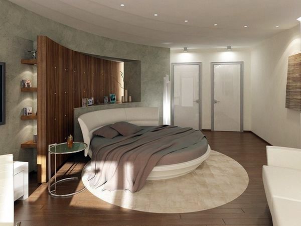 A round bed in the bedroom - Pro and Conrta
