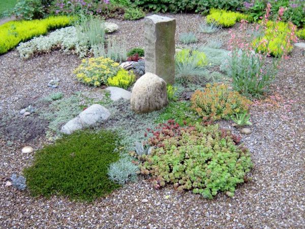 Landscaping with gravel and stones - 25 garden ideas for you