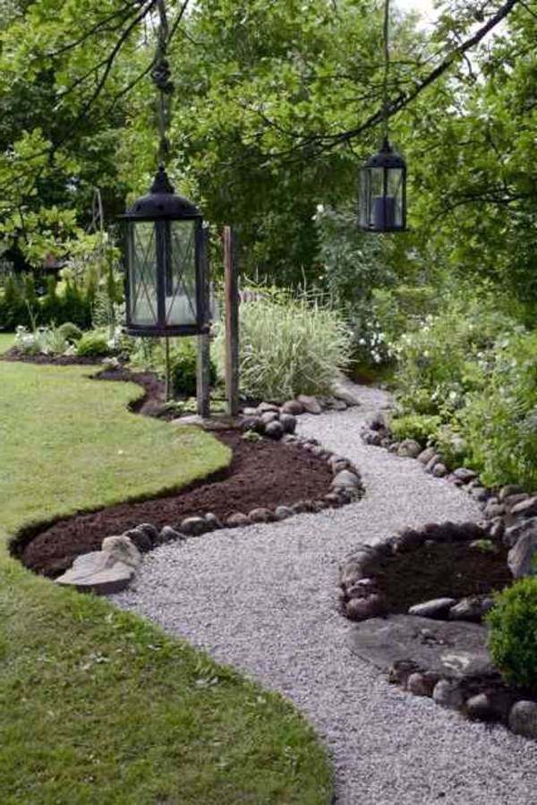 Landscaping with gravel and stones - 25 garden ideas for you