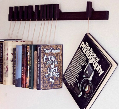 Creative ideas for books Storage - original home library design