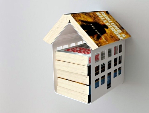 Creative ideas for books Storage - original home library design