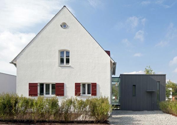 Modern Home Extension - conversion of a traditional German house