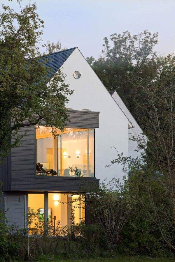 Modern Home Extension - conversion of a traditional German house