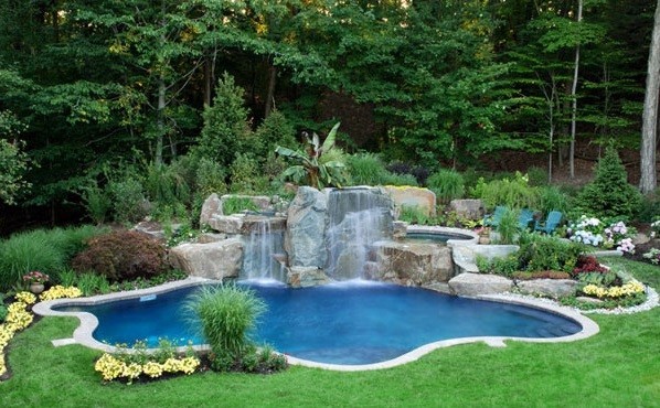 Swimming pool in the garden - landscape ideas for swimming pools Swimming pool in the garden - landscape ideas for swimming pools