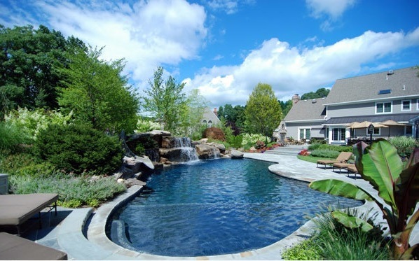 Swimming Pool In The Garden Landscape Ideas For Swimming Pools Interior Design Ideas Avso Org