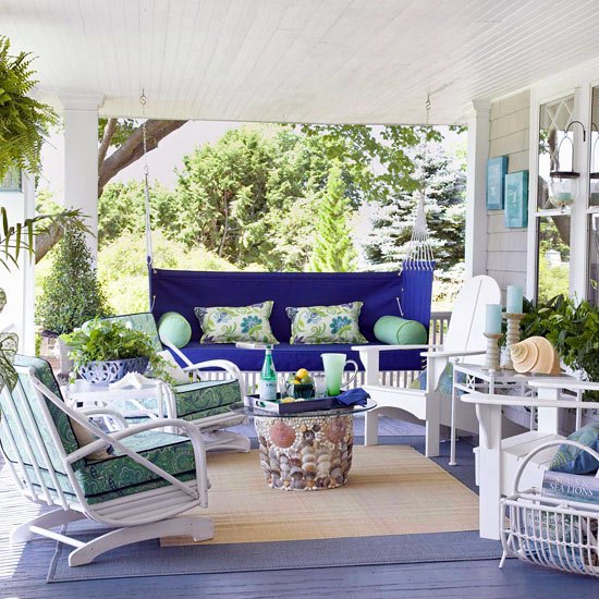 Fresh and Chic with Blue - a great idea for modern decoration