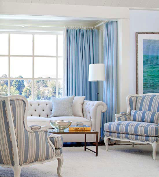 Fresh and Chic with Blue - a great idea for modern decoration