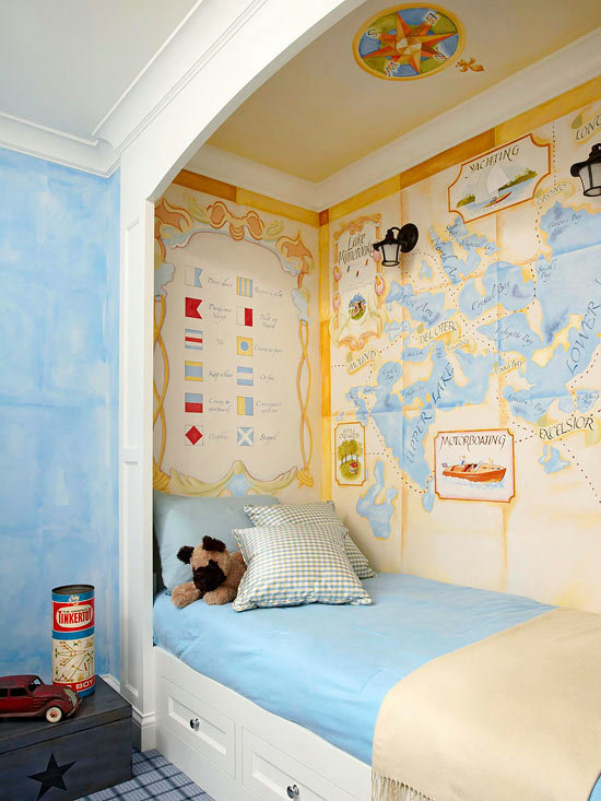 Fresh and Chic with Blue - a great idea for modern decoration