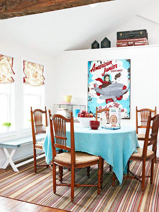Fresh and Chic with Blue - a great idea for modern decoration