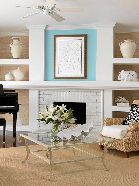 Fresh and Chic with Blue - a great idea for modern decoration