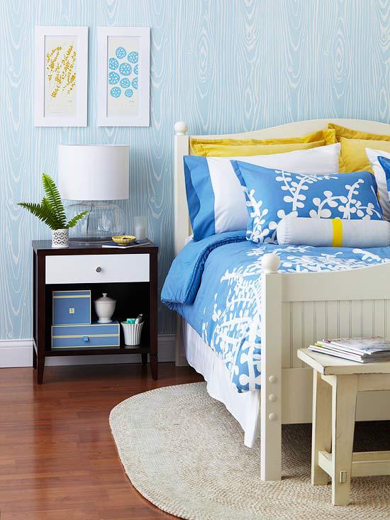 Fresh and Chic with Blue - a great idea for modern decoration Fresh and Chic with Blue - a great idea for modern decoration