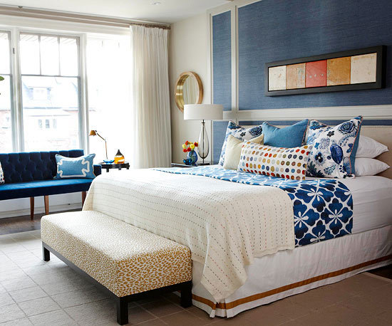 Fresh and Chic with Blue - a great idea for modern decoration