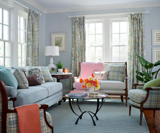 Fresh and Chic with Blue - a great idea for modern decoration