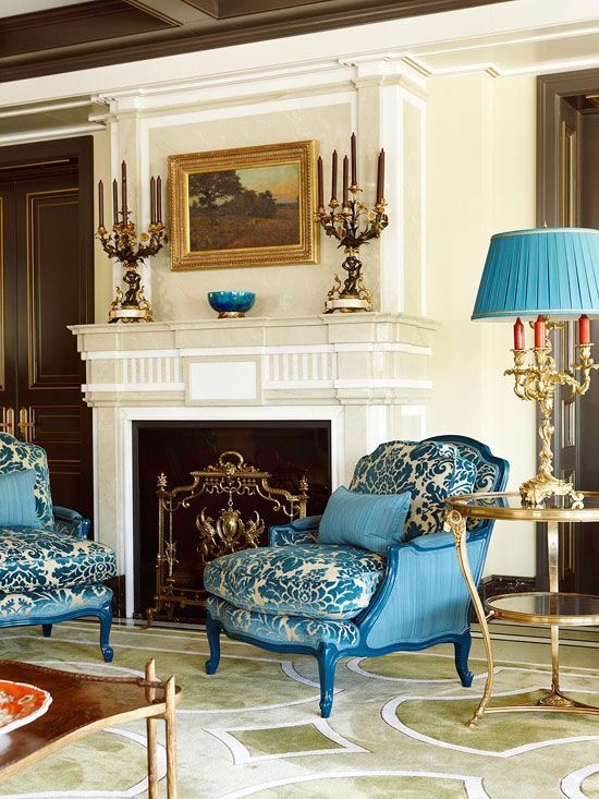Fresh and Chic with Blue - a great idea for modern decoration