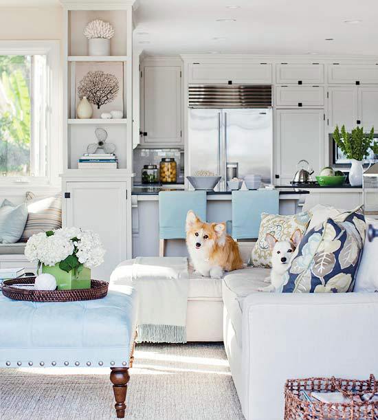 Fresh and Chic with Blue - a great idea for modern decoration