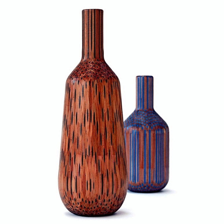 Designer Möbel - Scandinavian Design - Decoration vases made from pencils