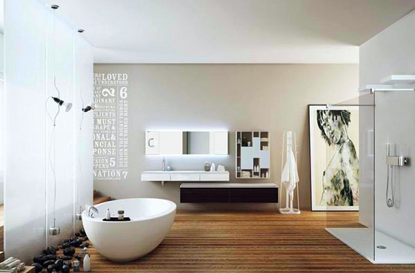 Stylish modern bathroom by Moma Design Stylish modern bathroom by Moma Design