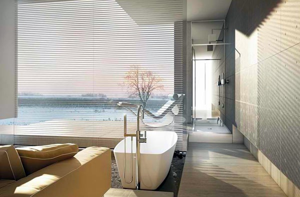 Stylish modern bathroom by Moma Design Stylish modern bathroom by Moma Design