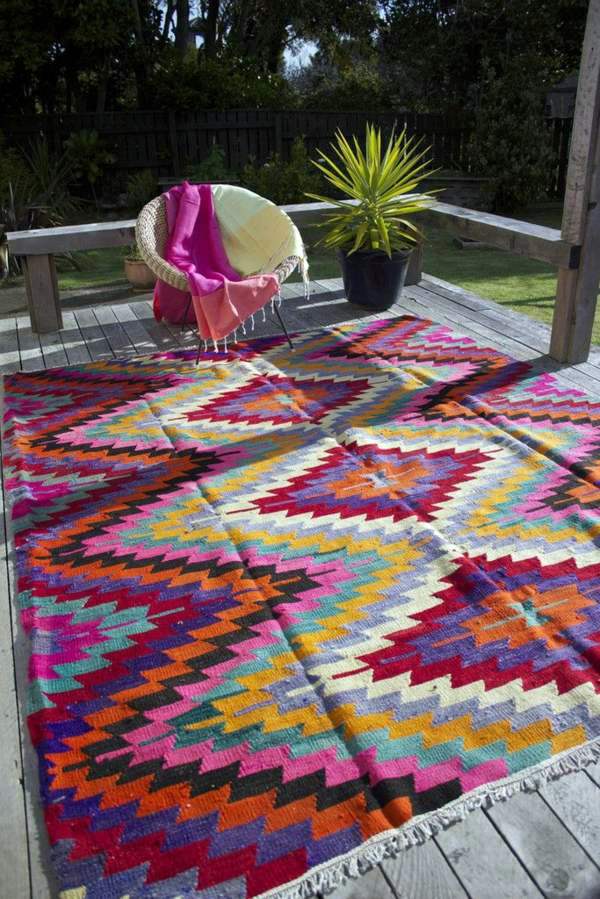 Teppich - A colored carpet will refresh your terrace balcony beautiful Teppich - A colored carpet will refresh your terrace balcony beautiful