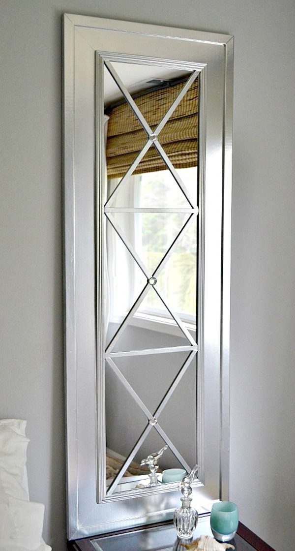 Cool DIY mirror - very sophisticated but affordable