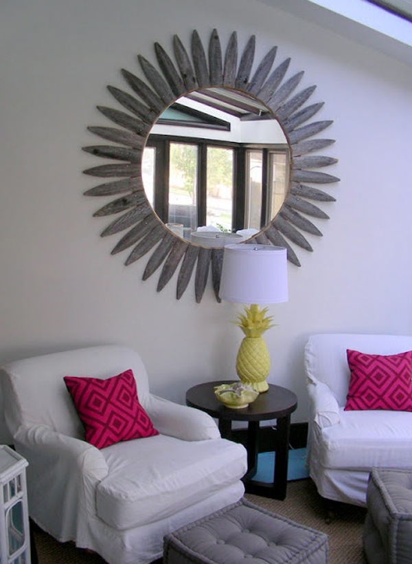 Cool DIY mirror - very sophisticated but affordable