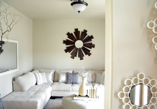 Cool DIY mirror - very sophisticated but affordable