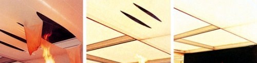 Procedes Chénel shows modern ceiling design with suspended ceilings Procedes Chénel shows modern ceiling design with suspended ceilings